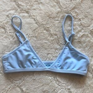Baby blue bikini top